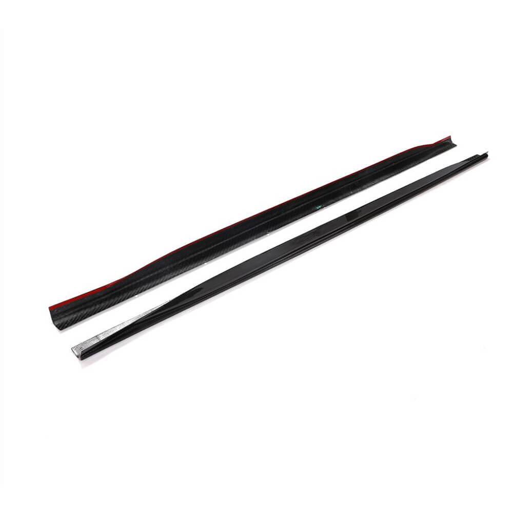 Накладки на пороги DDCarbon V1 для BMW 4 G22/23/26 2020-гг. натуральный карбон (137147)
