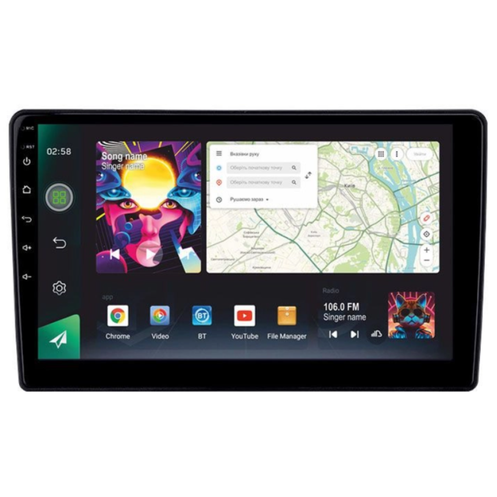 Автомагнитола Sigma PRO 108128 Android 12 8/128 GB 4G DSP 10" (AR-80001)