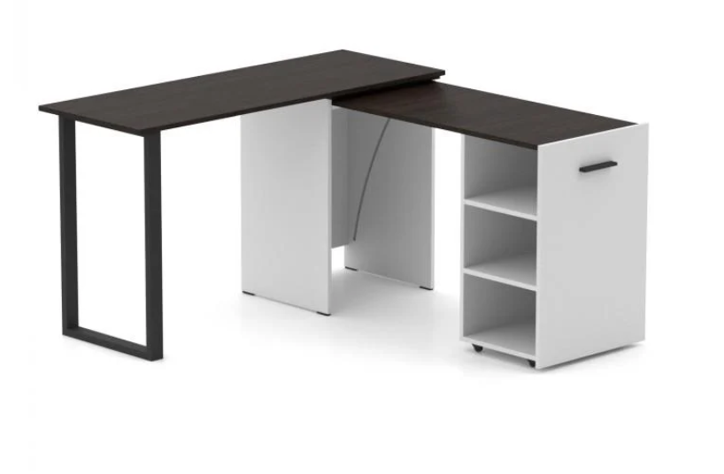 Стол-трансформер Knap Knap Hobana-Jumbo 135х50х77 см Белый/Венге