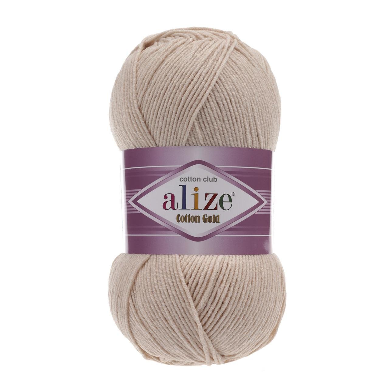 Пряжа Alize Cotton Gold цвет 67 Молочно-бежевый (1765412209) - фото 1