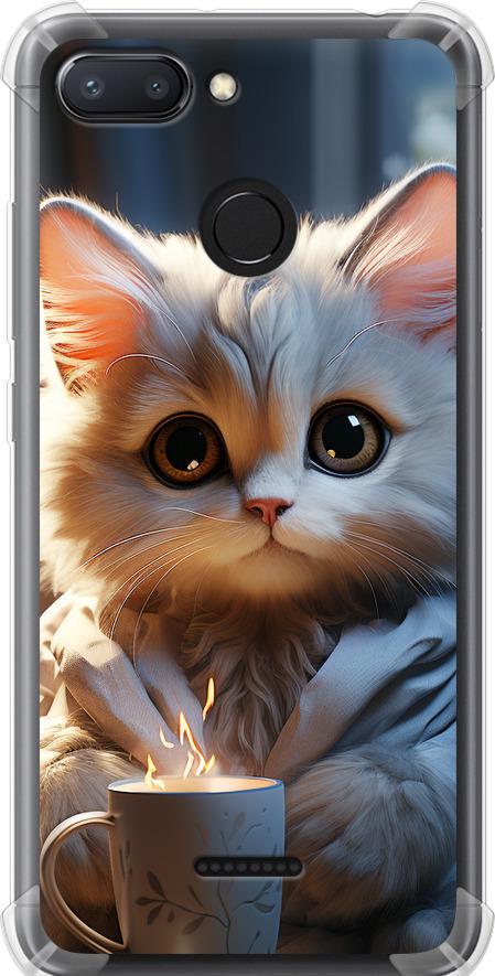 Чехол на Xiaomi Redmi 6 White cat (5646sp-1521-42517)