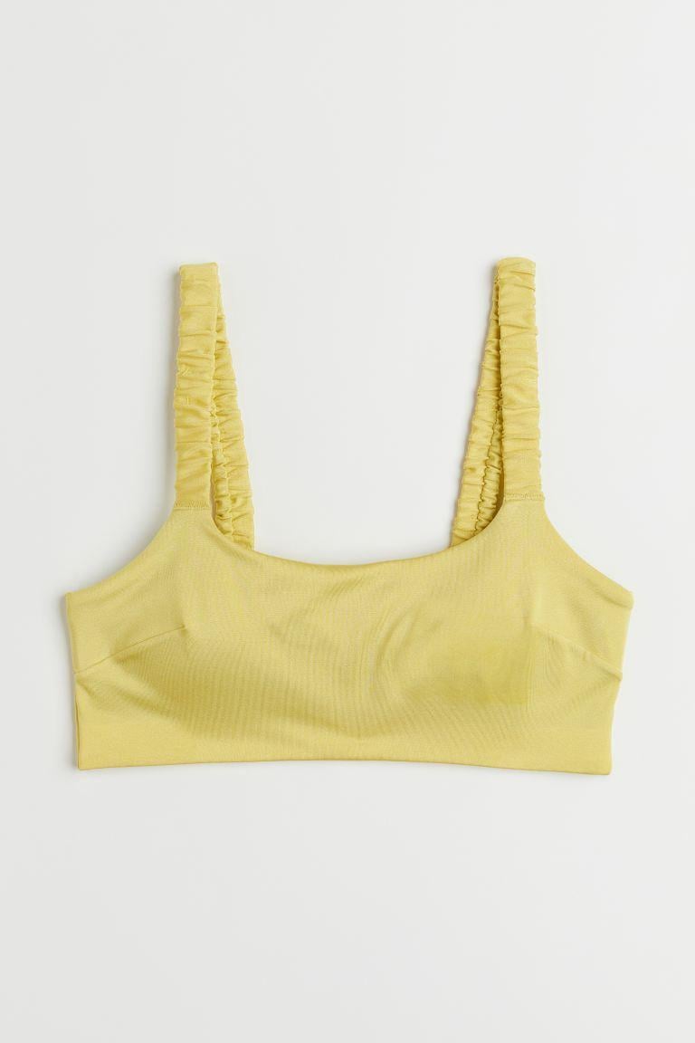 Бюст купальный H&M 1055337 р. 36 Хаки (9469079470439)