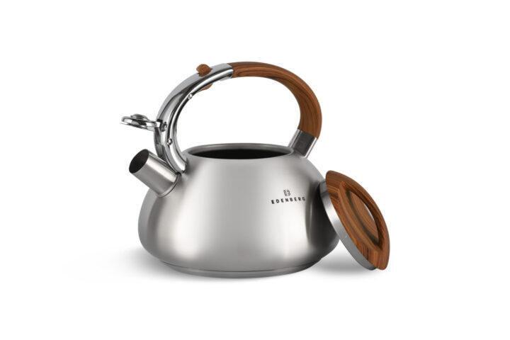 Чайник с свистком для индукционной плиты Edenberg EB-1400 3 л из нержавеющей стали Коричневый (2530558915) - фото 2 Чайник с свистком для индукционной плиты Edenberg EB-1400 3 л из нержавеющей стали Коричневый (2530558915) - фото 2