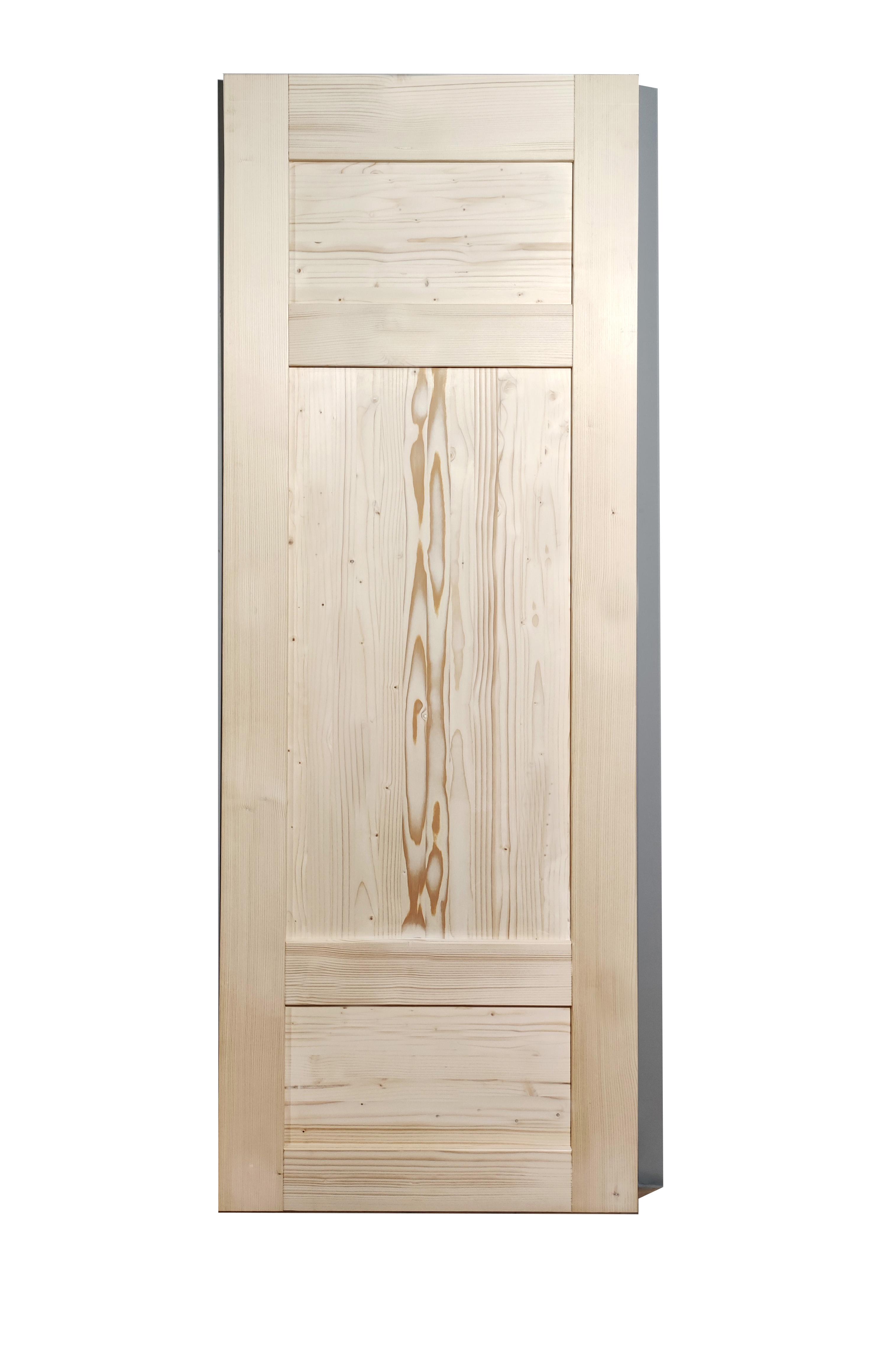 Дверь межкомнатная деревянная ALEDRO под покраску с тремя филенками 2000х600х40 мм (2759083662)