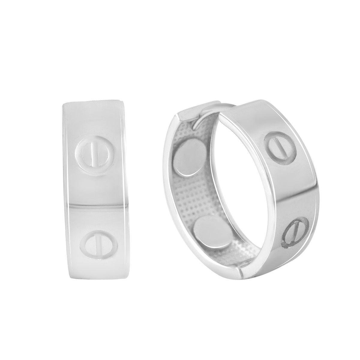 Золотые серьги без камней 5,34 г (75344)