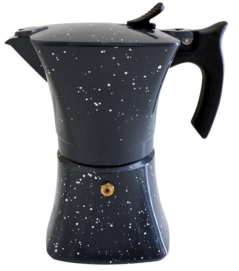 Гейзерная кофеварка на 6 чашек литой алюминий BN-148