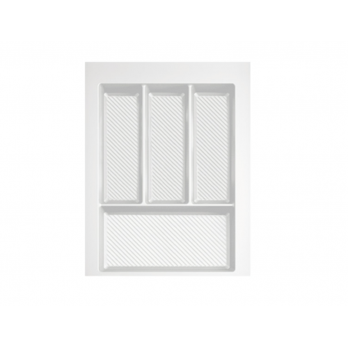 Лоток кухонный Rejs 400 мм для столовых приборов 490x350x55 мм Белый матовый (714985)