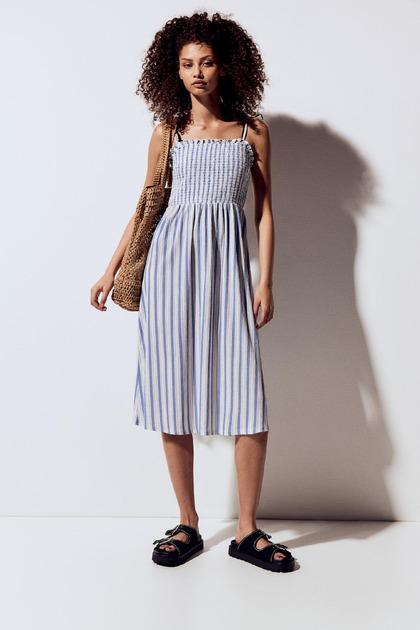 Платье H&M 1216814П M Бело-синий