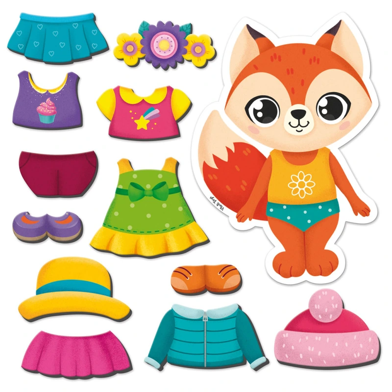 Магнітна гра одягалка Vladi Toys VT3204-33 "Лисичка" Магнітна гра одягалка Vladi Toys VT3204-33 "Лисичка"