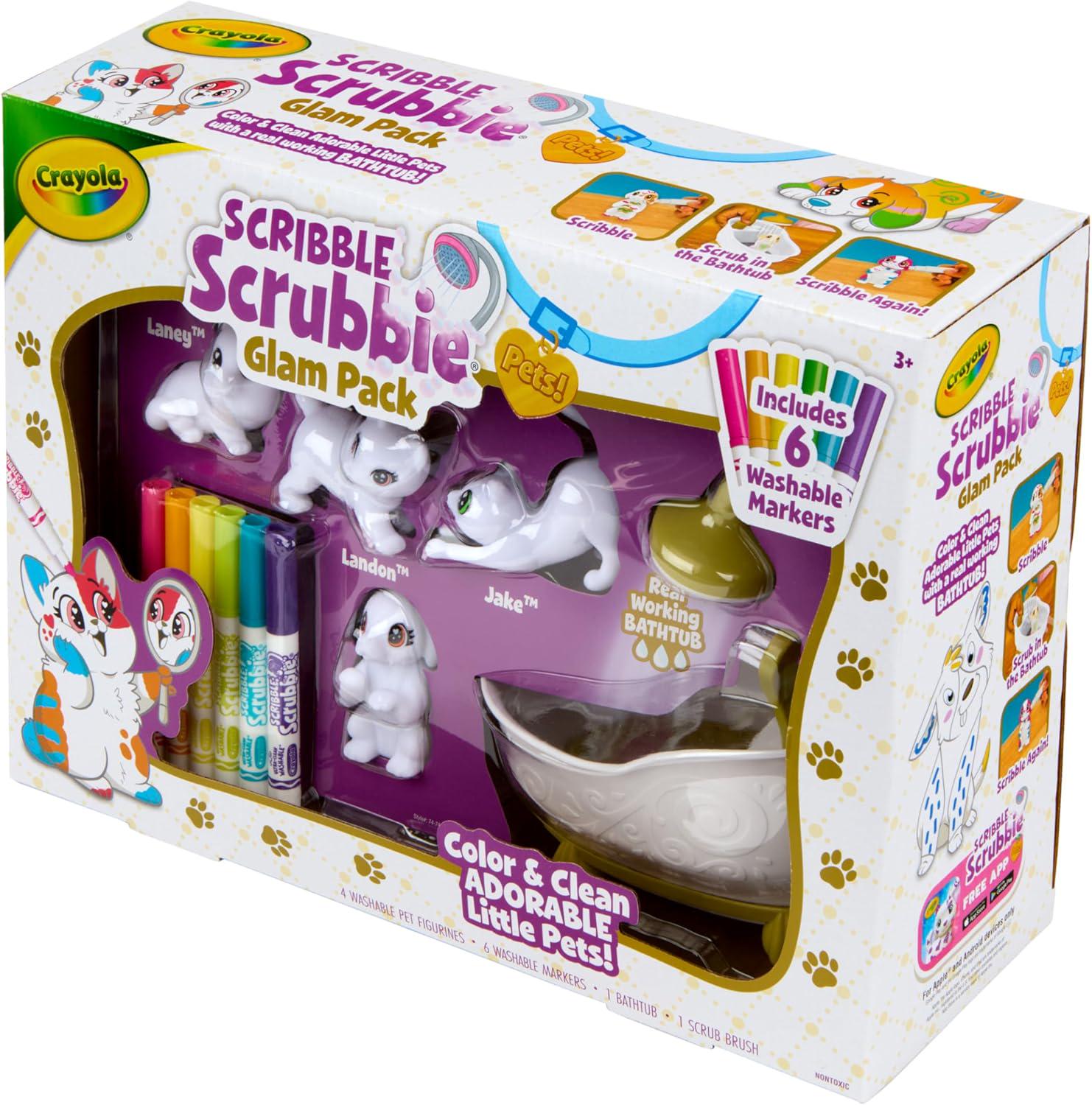 Набір для творчості Crayola Scribble Scrubbies Glam Pack 4 Pets! (74-7442) - фото 7 Набір для творчості Crayola Scribble Scrubbies Glam Pack 4 Pets! (74-7442) - фото 7