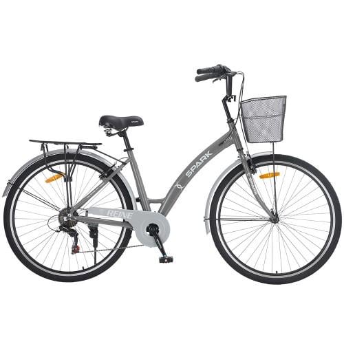 Велосипед Spark CITY REINE колеса 28" алюминиевая рама 18" Серый (000246931)