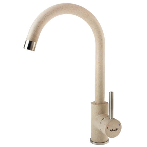 Смеситель Fabiano FKM-41 S/S Beige Песочный (0010)