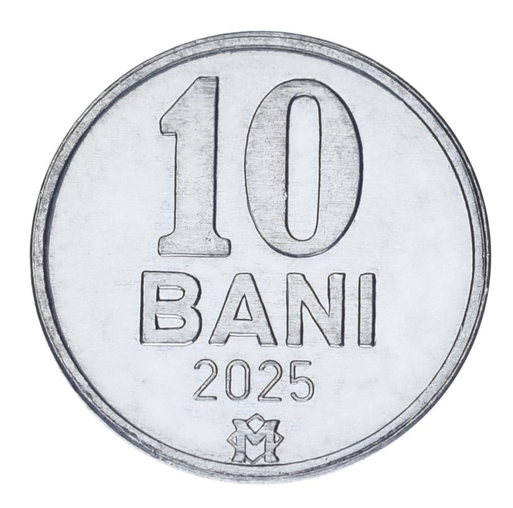 Коллекционная монета Молдова 10 банов 2025 UNC (М24428)