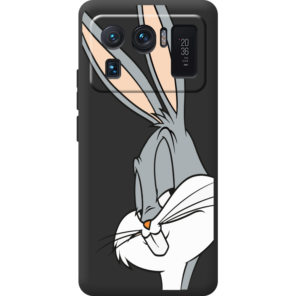 Чехол BoxFace Xiaomi Mi 11 Ultra Lucky Rabbit Черный силикон (44424-bk81-44449)