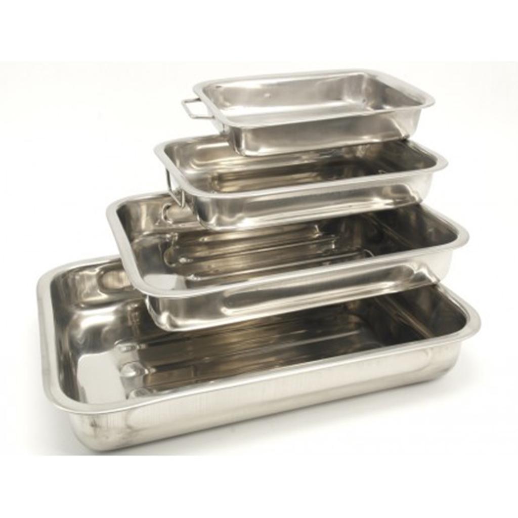 Набор противней A-Plus нержавеющая сталь 4 шт. (0698) - фото 3 Набор противней A-Plus нержавеющая сталь 4 шт. (0698) - фото 3