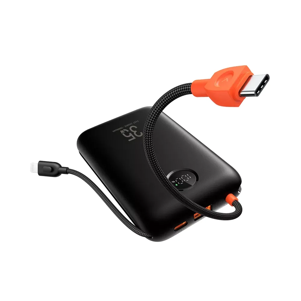Повербанк VEGER K2 20000 mAh 35W Type C/Lightning PD QC3.0 Black (id_8318)