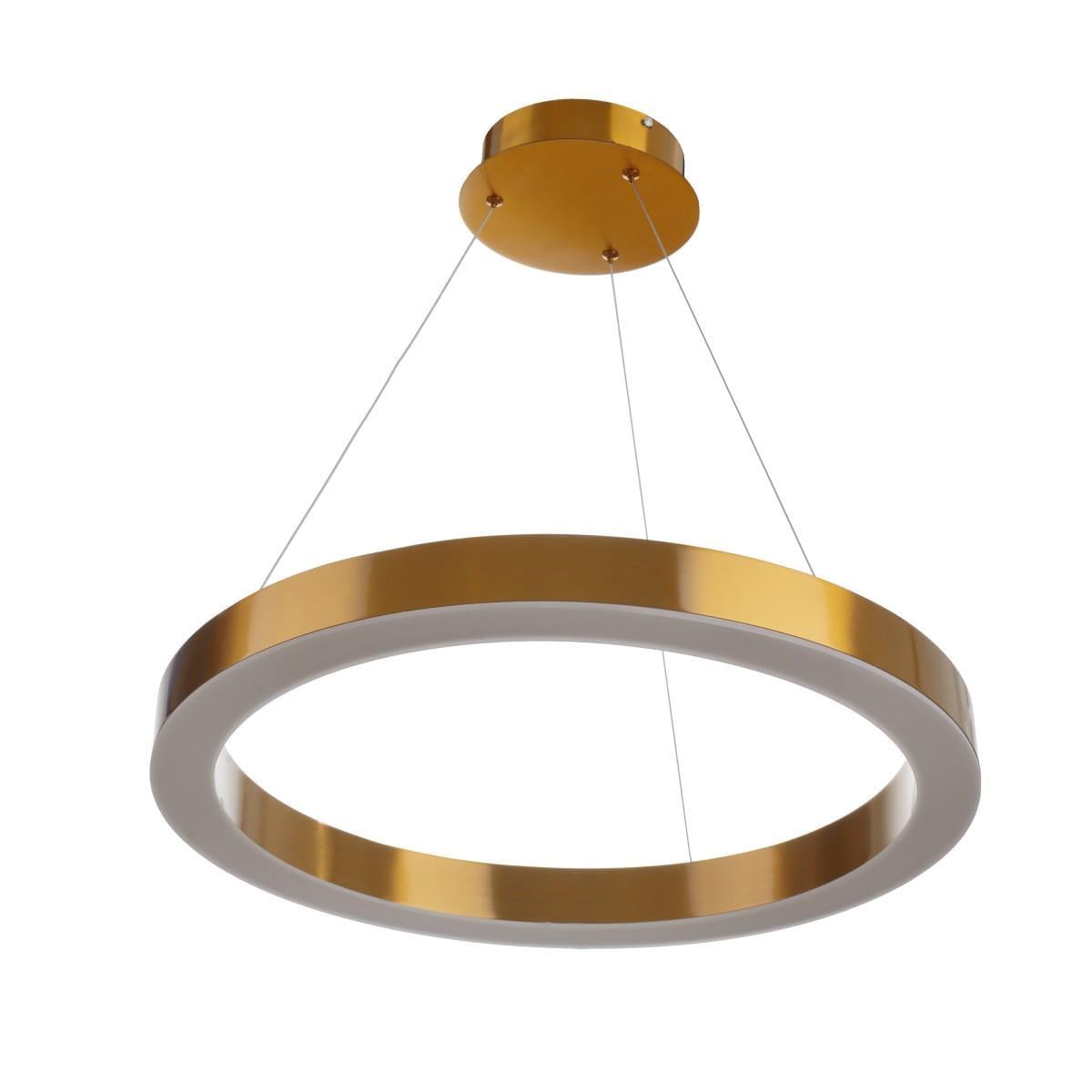 Люстра лофт подвесная светодиодная Brille BR-927S/45 W WW 60" G