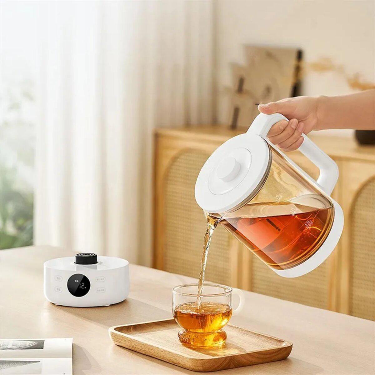 Заварочный чайник Mijia Smart Multifunctional Health Kettle S1 1,5 л 1000 Вт с переходником на EU розетку White (MDS2A0) - фото 3 Заварочный чайник Mijia Smart Multifunctional Health Kettle S1 1,5 л 1000 Вт с переходником на EU розетку White (MDS2A0) - фото 3