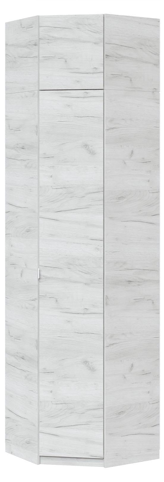 Шкаф для одежды угловой распашной Мастер Форм Тетрис 620х376х2400 мм Дуб крафт белый (31904) - фото 1 Шкаф для одежды угловой распашной Мастер Форм Тетрис 620х376х2400 мм Дуб крафт белый (31904) - фото 1