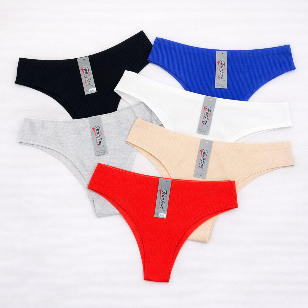 Трусики-танга женские невидимая средняя посадка 7 шт. 3XL (8812-1-1)