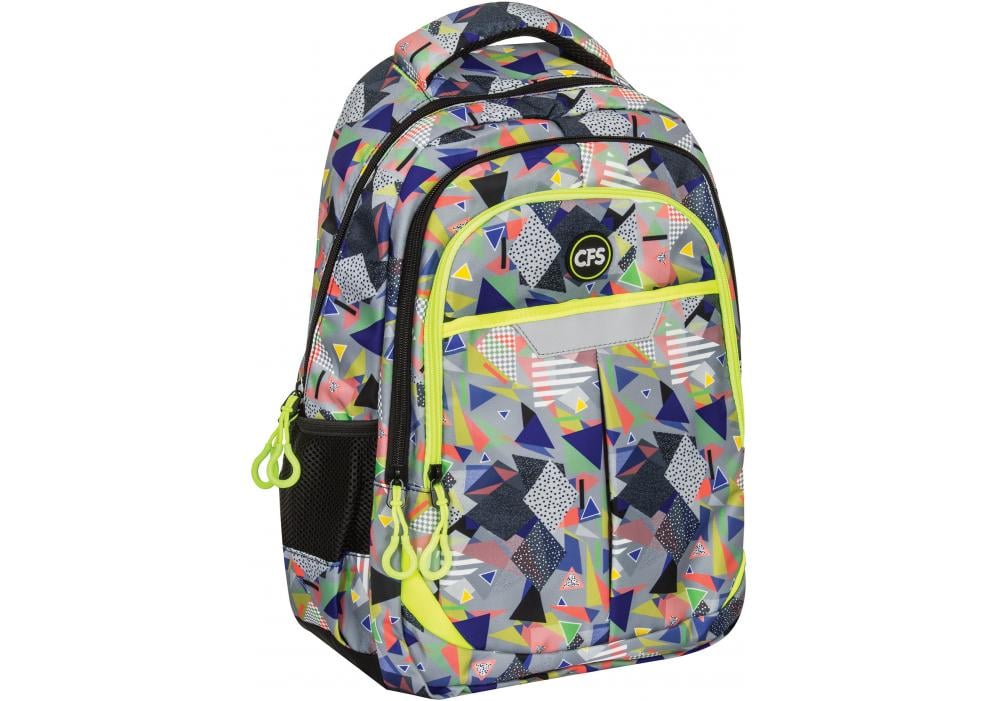 Рюкзак молодежный Cool For School 43x28x21 см 16-25 л Разноцветный (CF86590-05)
