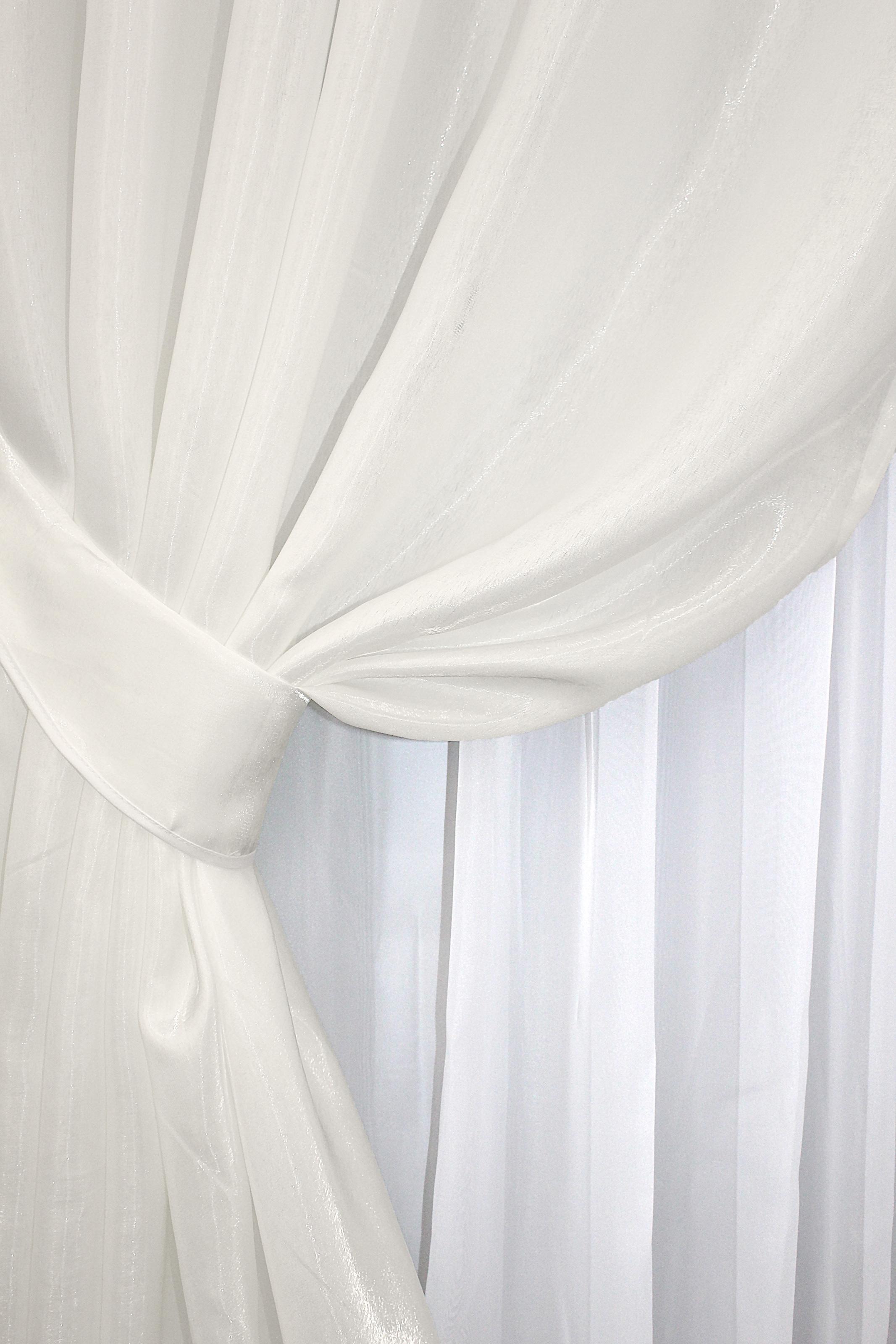 Комплект штор VR-Textil Атлас № 788ш монорей 150х270 см 2 шт. Молочный (30-573) - фото 4 Комплект штор VR-Textil Атлас № 788ш монорей 150х270 см 2 шт. Молочный (30-573) - фото 4