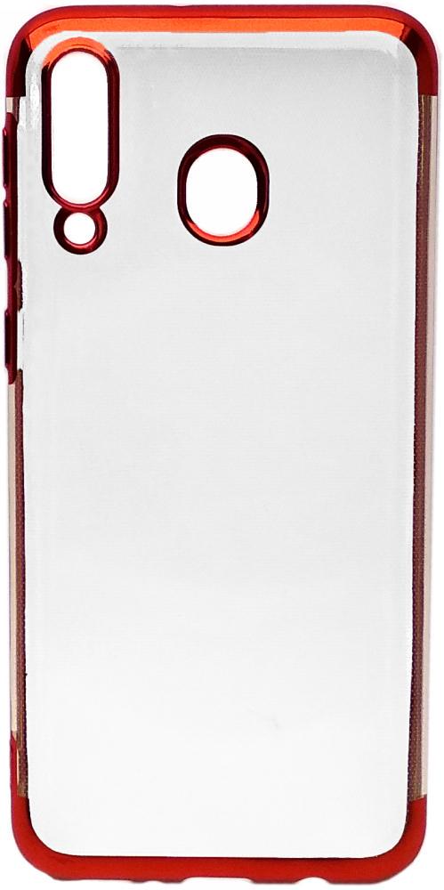 Силиконовый чехол с рамкой Samsung Galaxy M30 M305 UltraColor Red (09754-2D)