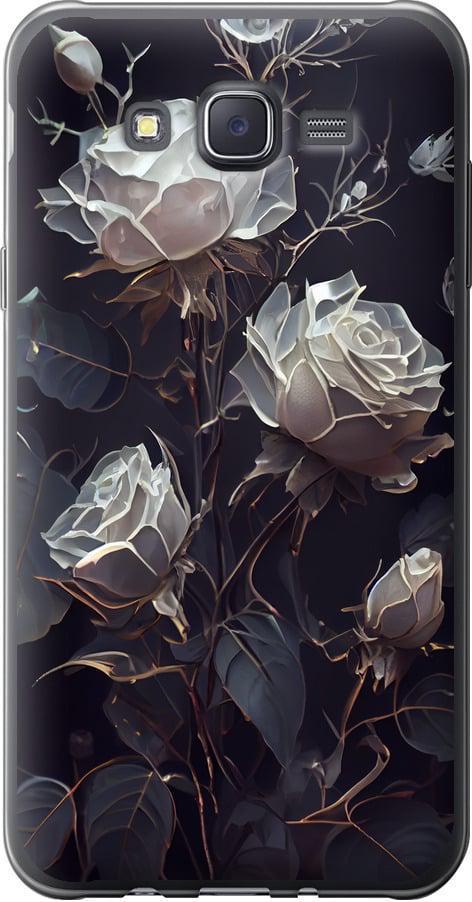 Чехол на Samsung Galaxy J7 J700H Розы 2 (5550t-101-42517)