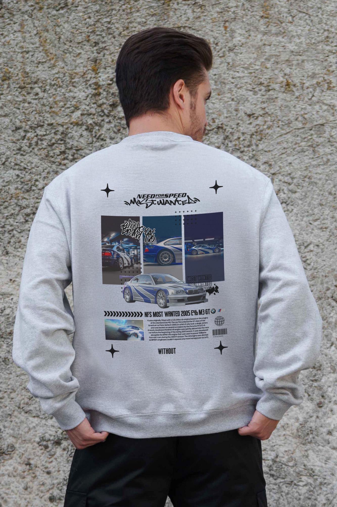 Свитшот оверсайз Wanted 2XL/3XL Grey (2XL/3XL8055780)