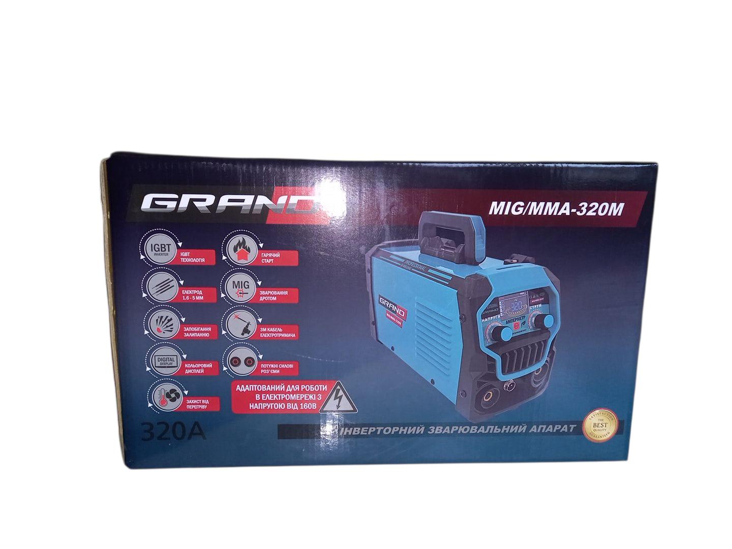 Сварочный полуавтомат Grand MIG-ММА-320M (29863992) - фото 3 Сварочный полуавтомат Grand MIG-ММА-320M (29863992) - фото 3