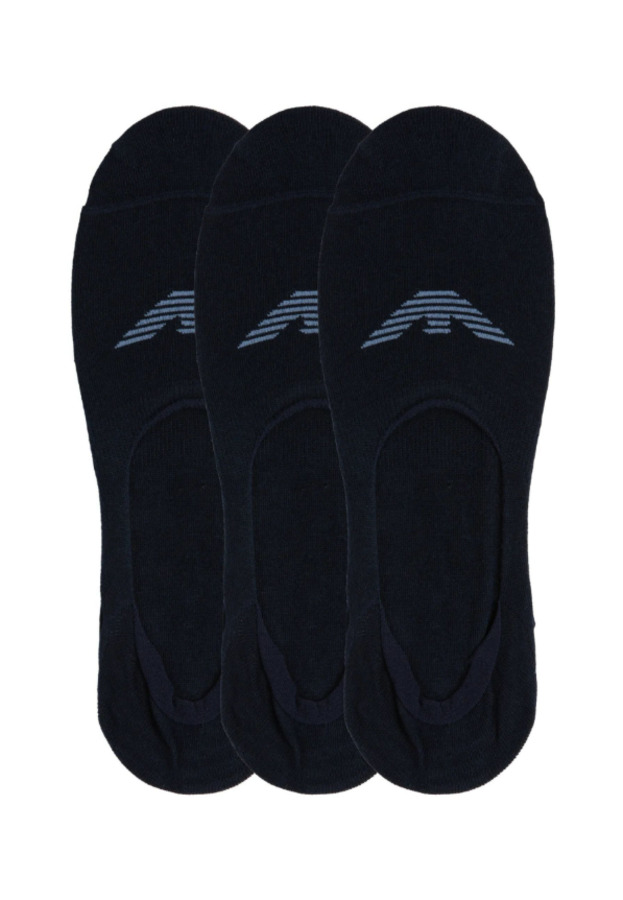 Носки мужские Emporio Armani 3 пары L/XL Темно-синий (EM000548-blue)