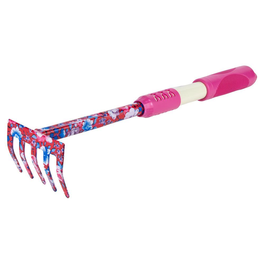 Грабли Flora 5-ти зубые Pink (5043154) Грабли Flora 5-ти зубые Pink (5043154)