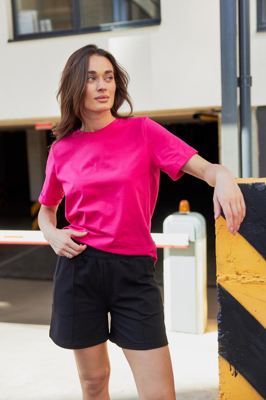 Футболка женская М152 L Розовый (111-1-62)