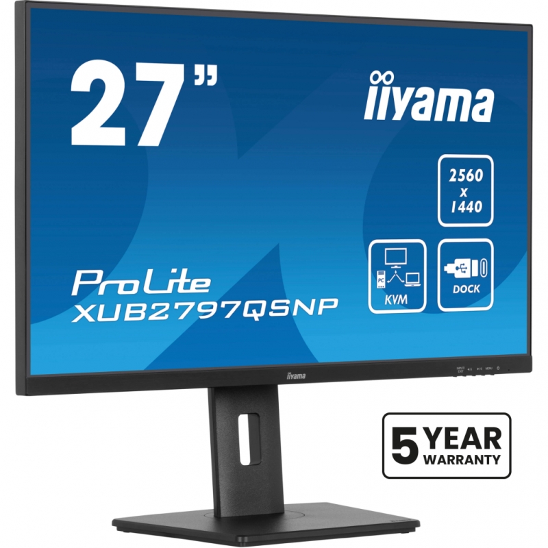 Монитор Iiyama XUB2797QSNP-B1 безрамочный IPS 2560x1440 QHD 27" (tf6414) - фото 4