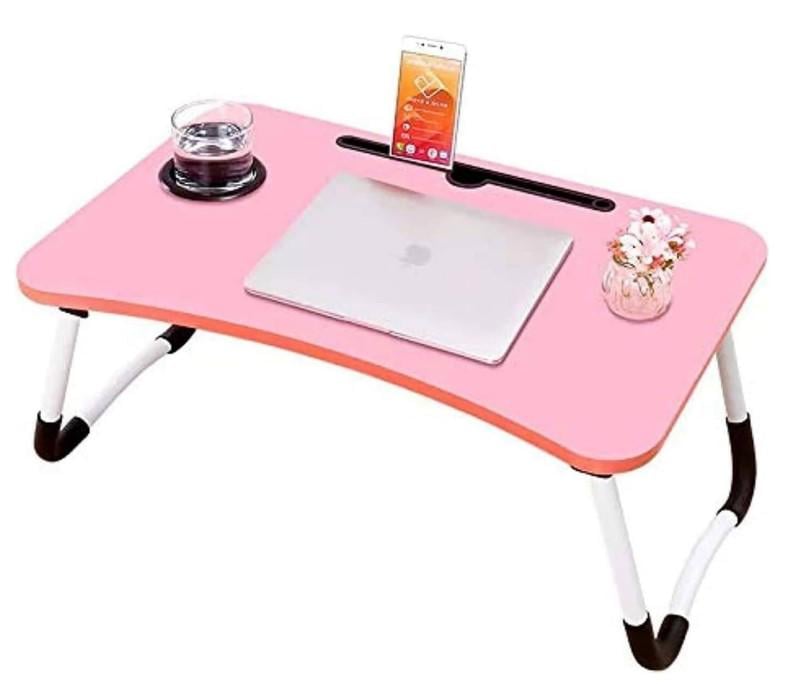 Столик складной для ноутбука и планшета M&T Displays 60х40х28 см Розовый (2104618586)