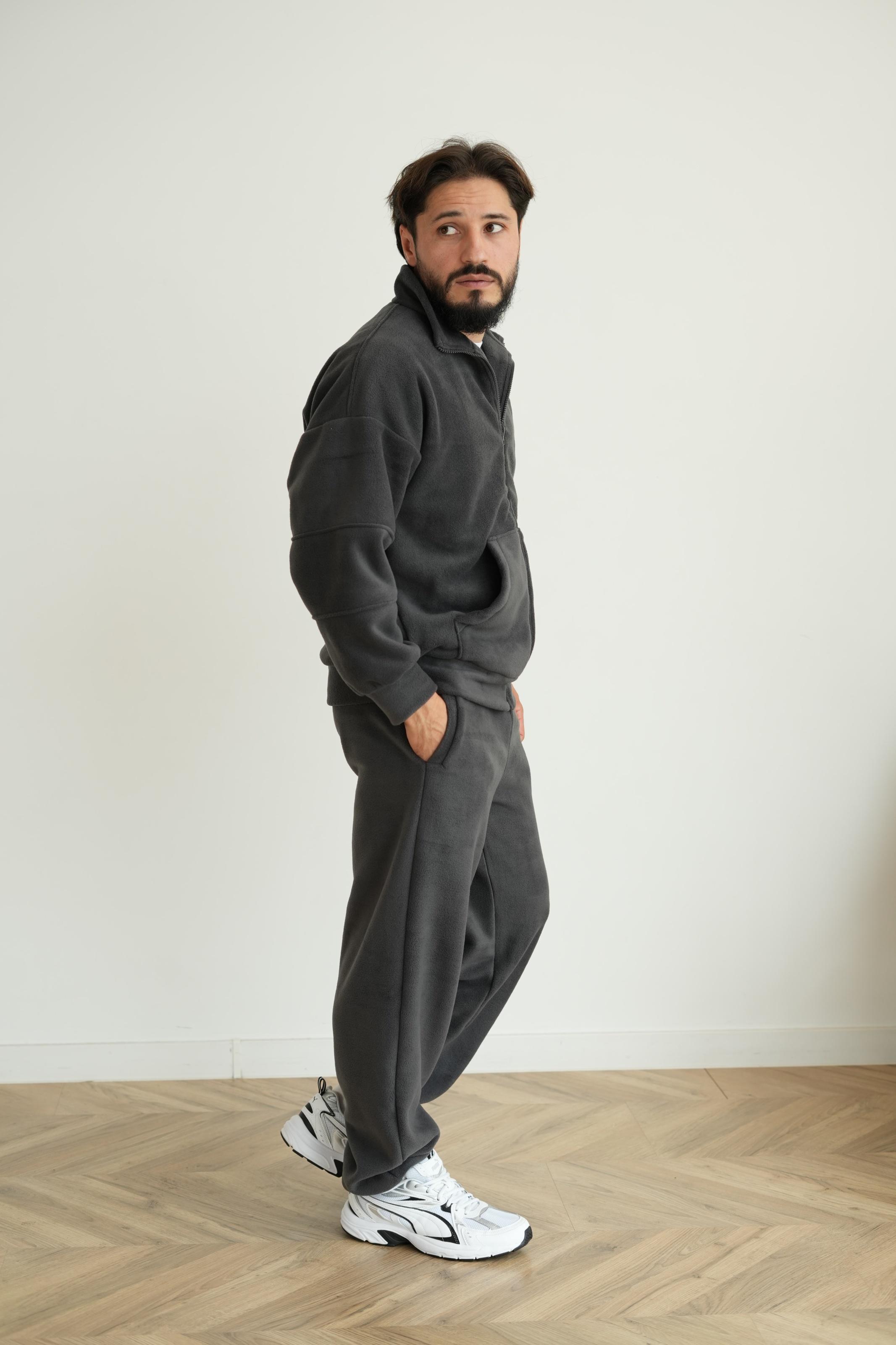 Костюм мужской флисовый CASUAL 3XL Графит (10305XXXLm) - фото 8