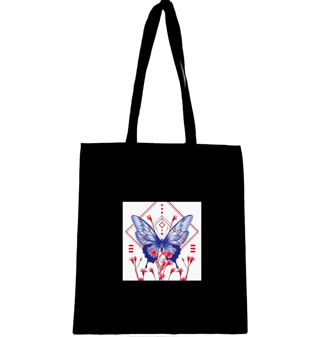 Эко-сумка с принтом Бабочка (398)
