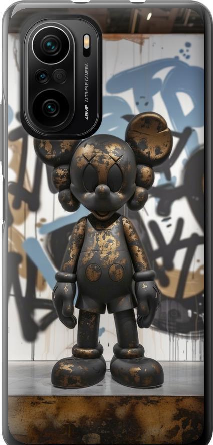 Чехол на Xiaomi Poco F3 Bronze kaws v2 (6098u-2280-42517)