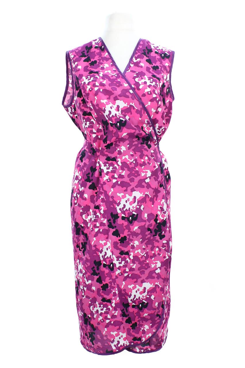 Халат вискозный р. 54-56 Фиолетовый (0076)