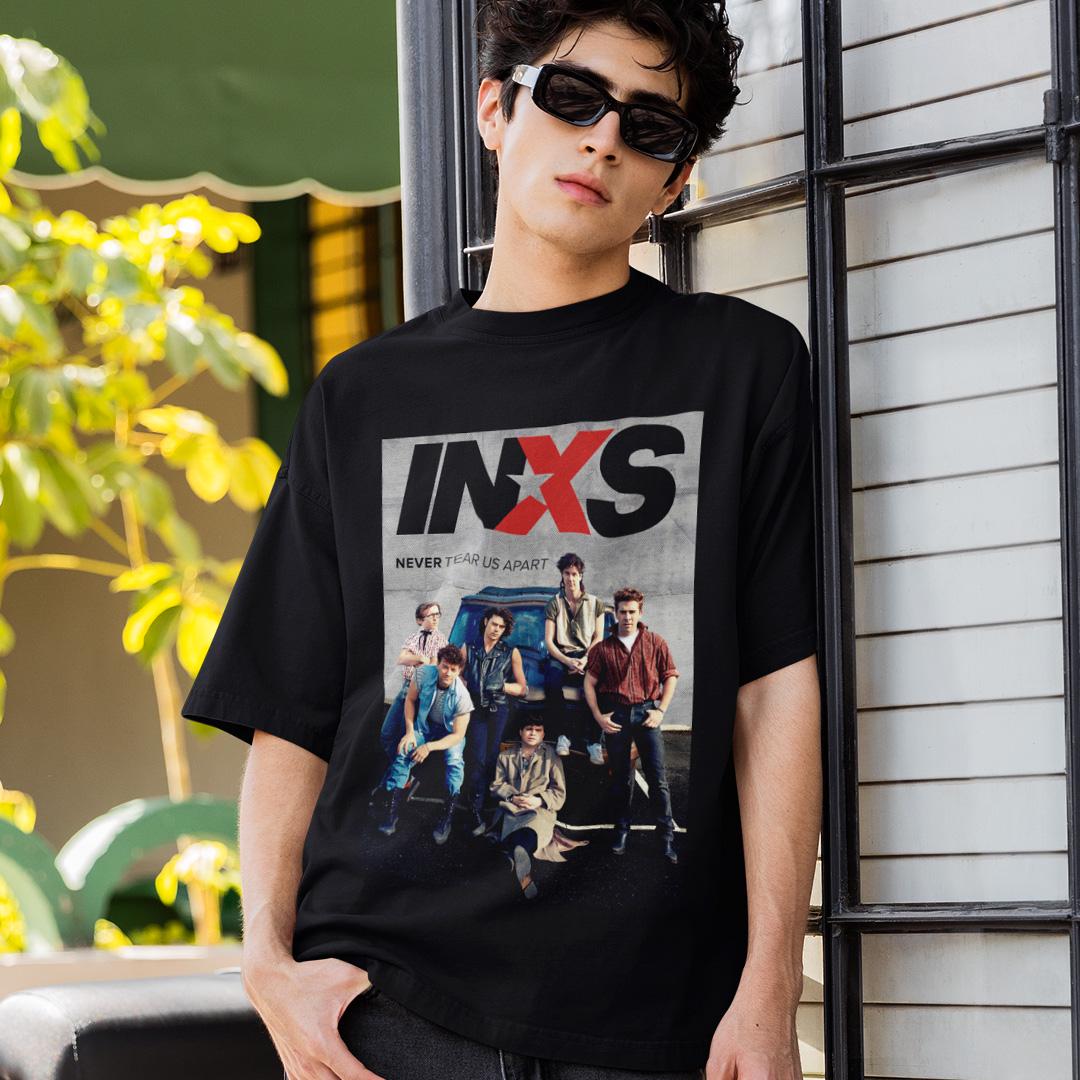 Футболка унисекс INXS Never Tear Us Apart 2014 4XL Черный (0000011021)