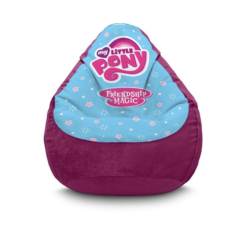 Кресло мешок My Little Pony Logo Флок XXL 90х125 см Фиолетовый Кресло мешок My Little Pony Logo Флок XXL 90х125 см Фиолетовый