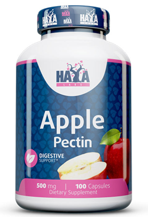 Комплекс Яблочный пектин Haya Labs Apple Pectin 500 мг 100 капсул