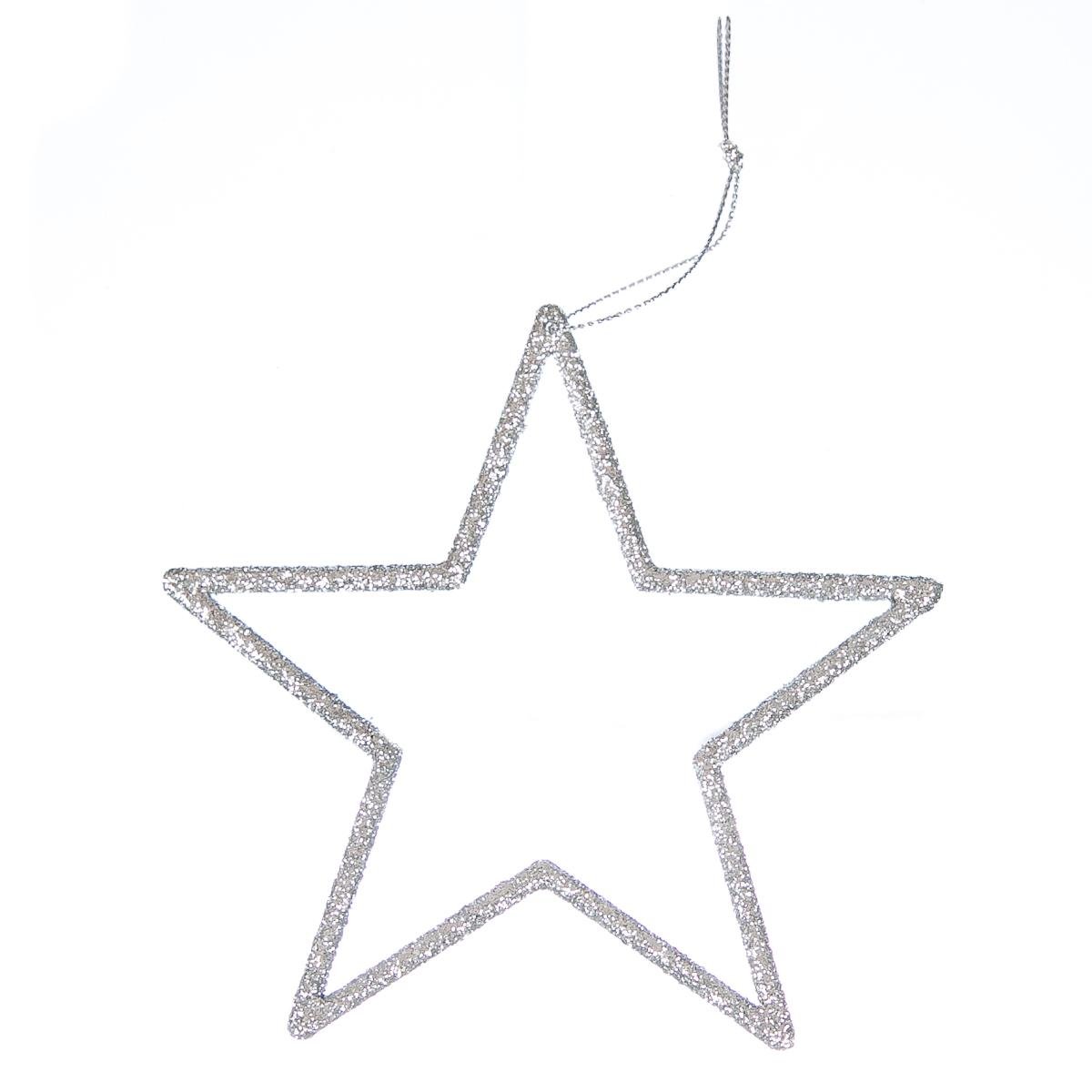 Новогодняя подвеска Elisey Звезда (033NY)