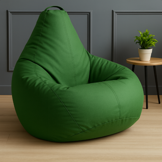Кресло-мешок без внутреннего чехла SOFTLAND 110х80 см Зеленый (KM_032) - фото 1 Кресло-мешок без внутреннего чехла SOFTLAND 110х80 см Зеленый (KM_032) - фото 1