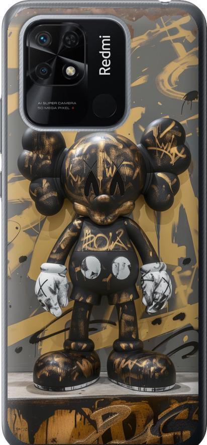 Чохол на Xiaomi Redmi 10C Bronze kaws (6097t-2591-42517)