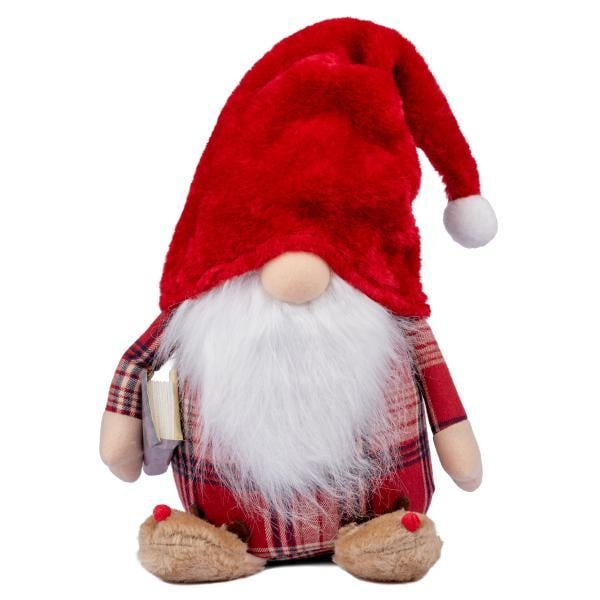 Мягкая игрушка новогодняя Novogod'ko Гном с книгой 54 см (974636)