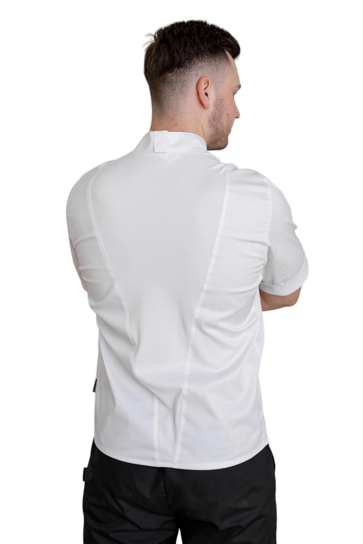 Китель поварской Lux Form Cпорт с трикотажной сеткой р. 44 Белый (2222) - фото 6 Китель поварской Lux Form Cпорт с трикотажной сеткой р. 44 Белый (2222) - фото 6