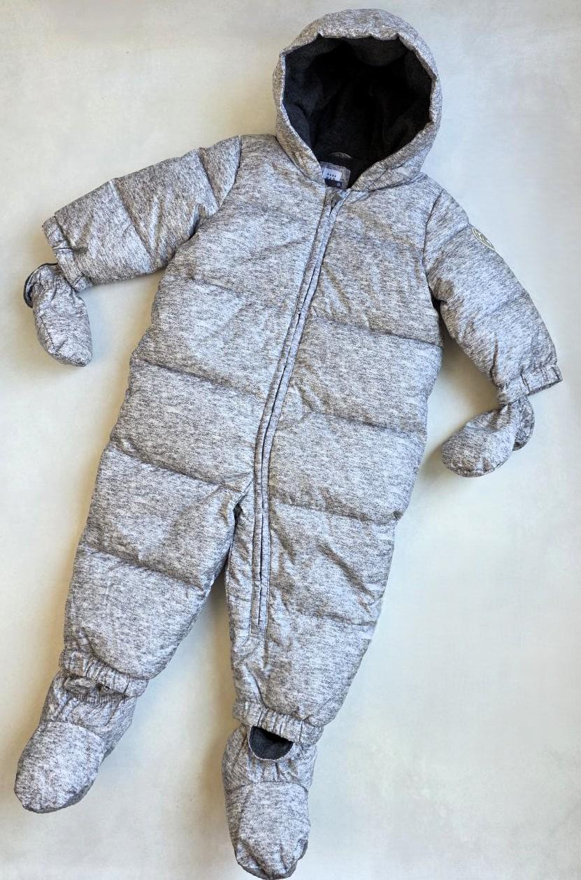 Комбинезон для мальчиков GAP зимний на флисе 74-80 см 12-18 мес. (474629)