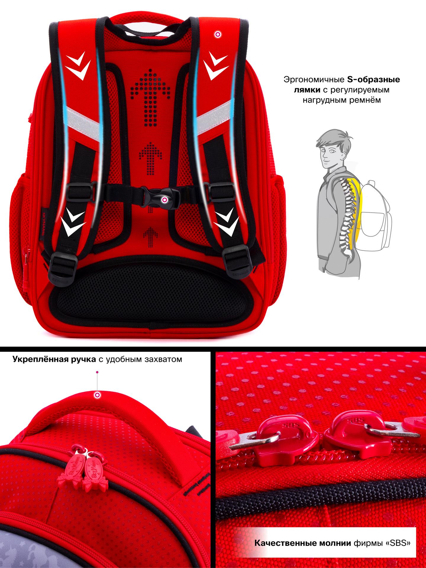 Рюкзак ортопедический SkyName Единорог 35х27х15 см (R4-403) - фото 7 Рюкзак ортопедический SkyName Единорог 35х27х15 см (R4-403) - фото 7