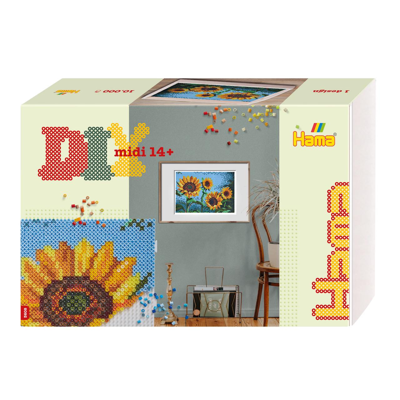 Детская термомозаика Hama Подсолнечники Разноцветный (HM-3608)
